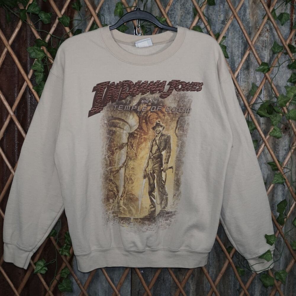 M - Vintage Y2K Disney Sweatshirts description indiana jones